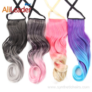 Body Wave Ponytail Synthetic Hair Bundles For Women